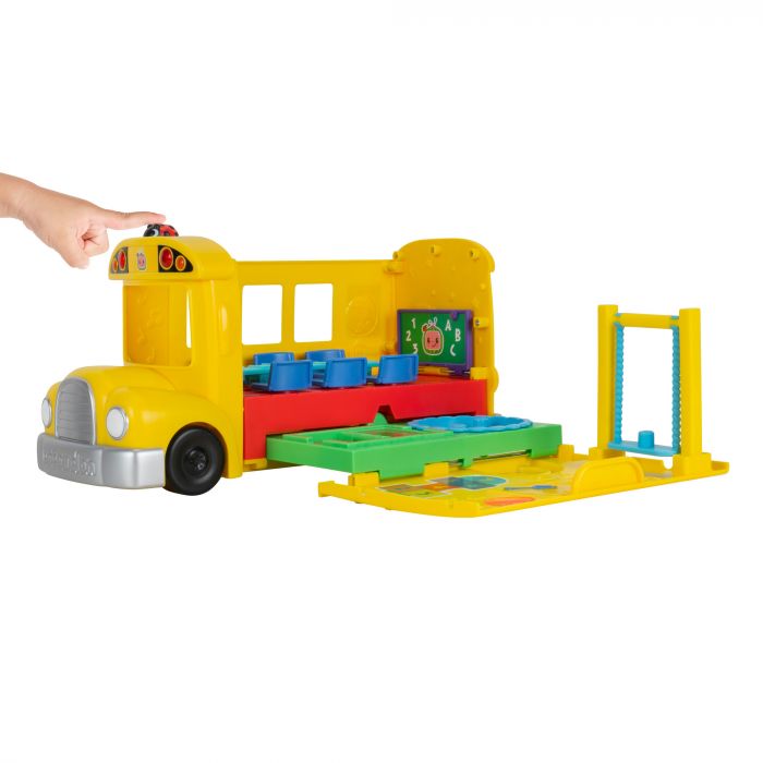 Ігровий набір CoComelon Vehicle Шкільний автобус трансформер, світло, звук