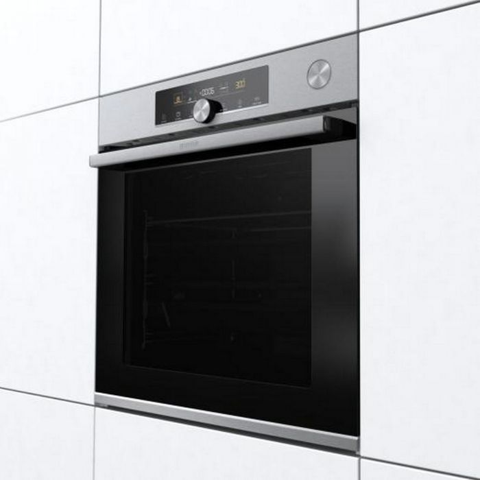 Духова шафа Gorenje електрична, 77л, A+, пара, дисплей, готування на різних рівнях, нерж