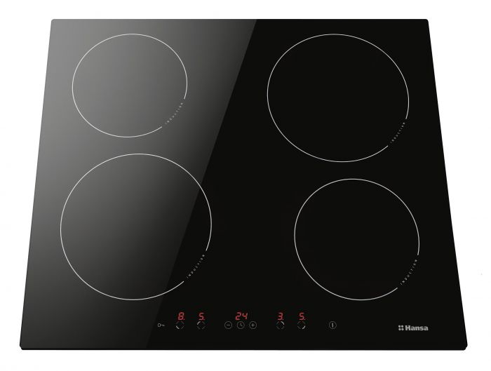 Комплект Hansa (духовка електрична + поверхня індукційна), чорний