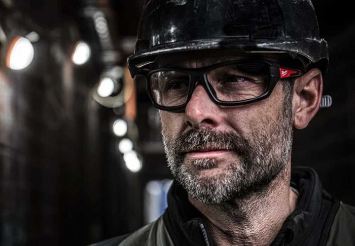 Окуляри захисні Milwaukee Performance, протиосколкові, лінзи-прозорі, полікарбонат