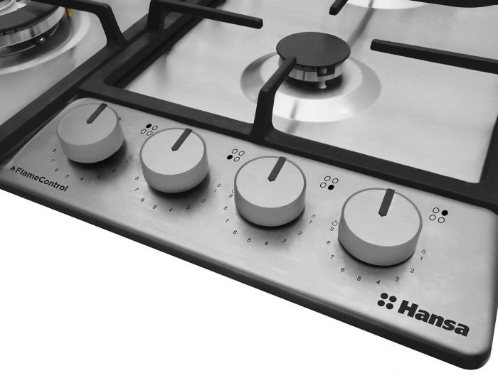 Варильна поверхня Hansa газова, 59см, чавун, нерж