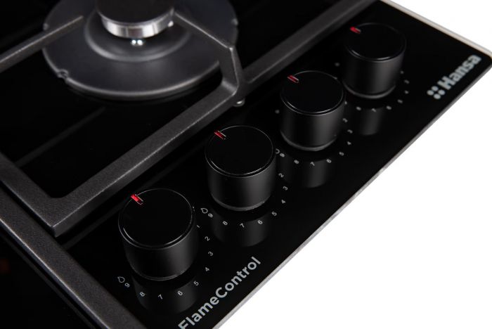 Варильна поверхня Hansa газова, 59см, чавун, чорний