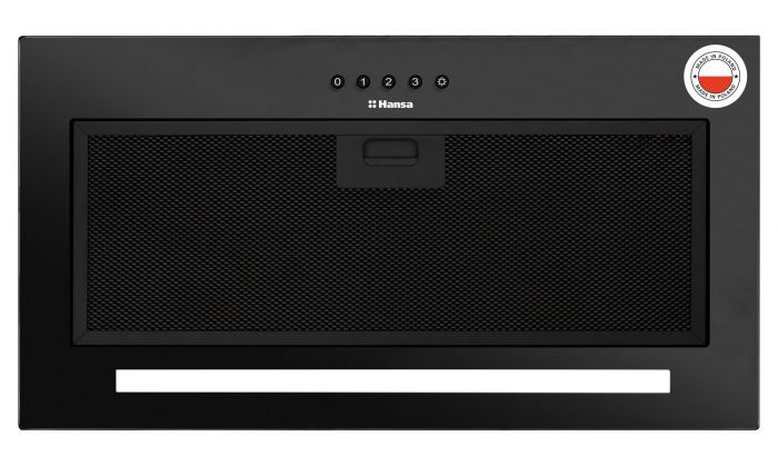 Витяжка Hansa вбудована, 55см, 280м3ч, чорний