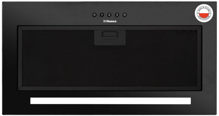 Витяжка Hansa вбудована, 55см, 280м3ч, чорний