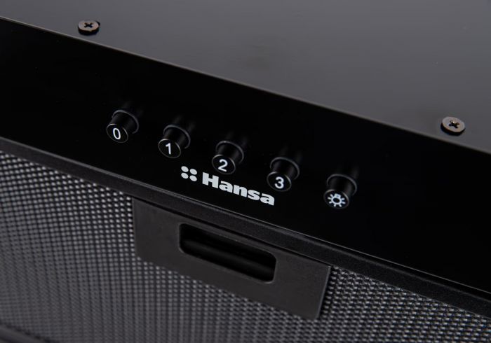 Витяжка Hansa вбудована, 55см, 280м3ч, чорний