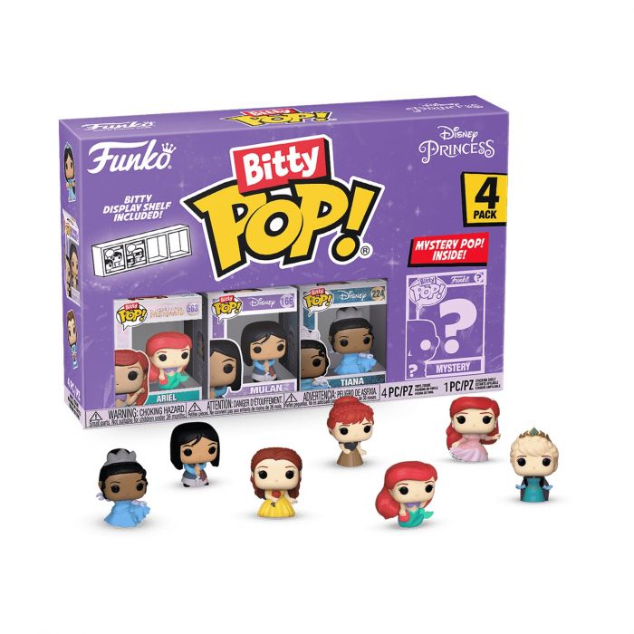 Набір подарунковий Funko POP (Bitty): Disney - Ariel 4pk