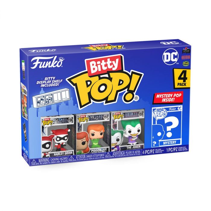 Набір подарунковий Funko POP (Bitty): DC - Harley Quinn 4pk
