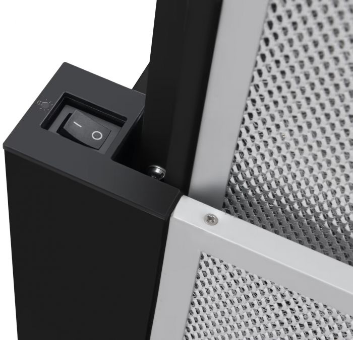 Витяжка Hansa телескопічна, 60см, 270м3ч, чорний