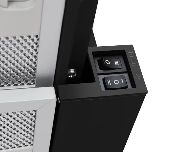 Витяжка Hansa телескопічна, 60см, 270м3ч, чорний