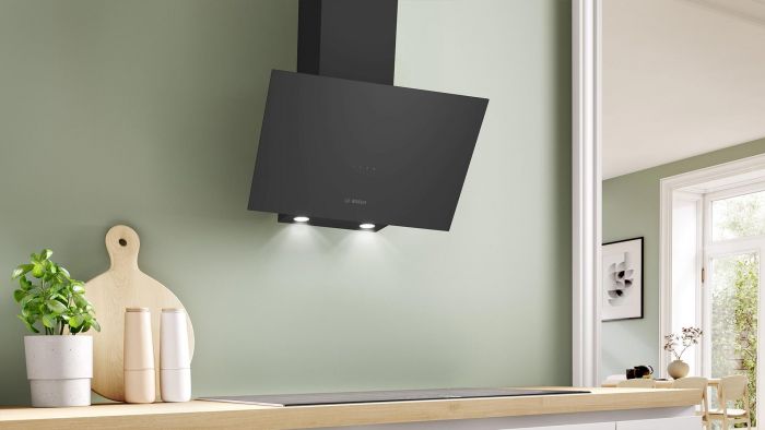 Витяжка Bosch похила, 60см, 400 м.куб/год, чорний