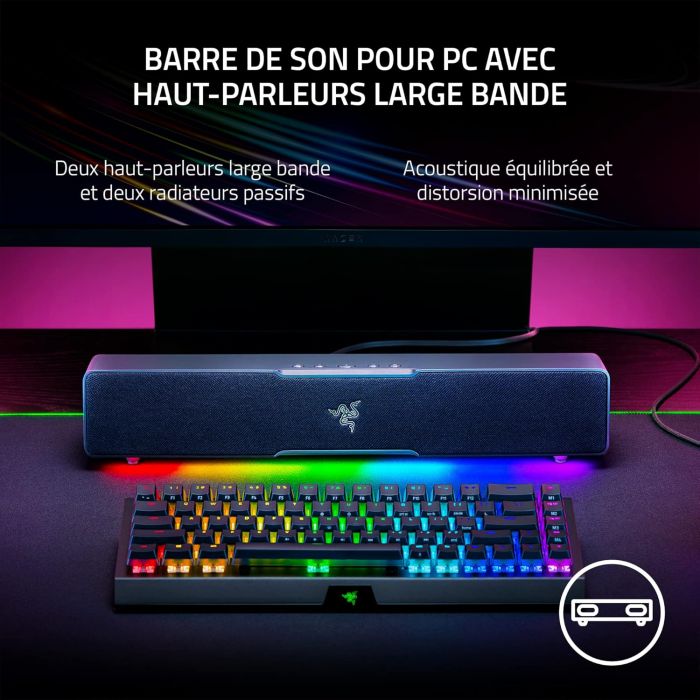 Акустична система Razer Leviathan V2 X 7.1 USB-C/BT RGB, чорний