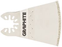 Шабер з алмазним зерном GRAPHITE по кераміці, 68мм