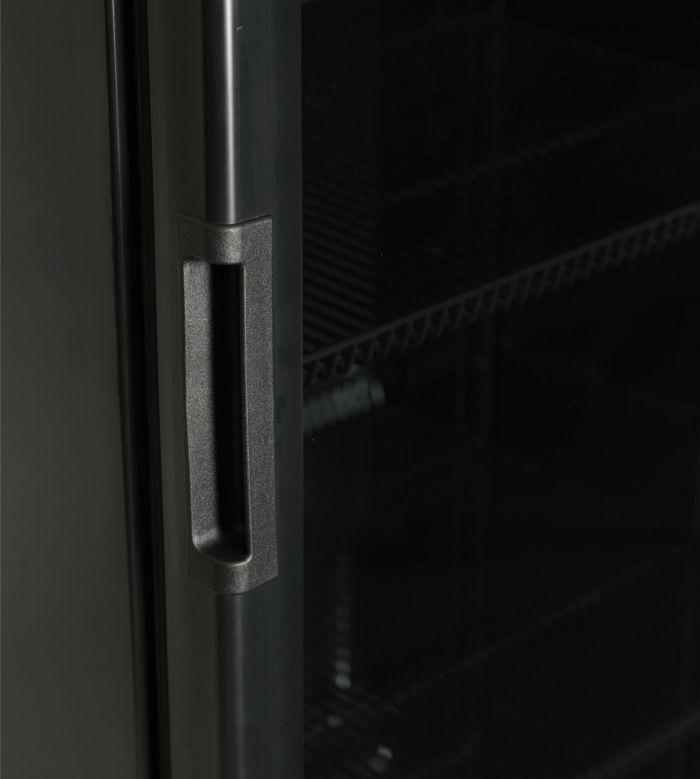 Холодильна вітрина Snaige, 173x60х60, 350л, полок - 5, зон - 1, бут-154, 1дв., ST, чорний