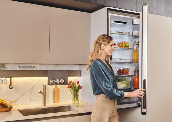 Холодильник Candy з нижн. мороз., 205x66.7х60, холод.відд.-289л, мороз.відд.-120л, 2дв., А++, NF, зона нульова, нерж