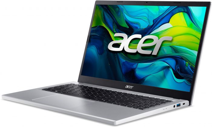 Ноутбук Acer Aspire Go AG15-32P 15.6" FHD IPS, Intel 3-N355, 8GB, F512GB, UMA, Lin, сріблястий