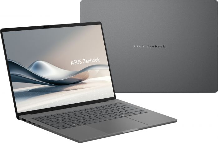 Ноутбук ASUS Zenbook 14 UX3407QA-QD306W 14" WUXGA OLED, Snapdragon X X1 26 100, 32GB, F1TB, UMA, Win11, Сірий
