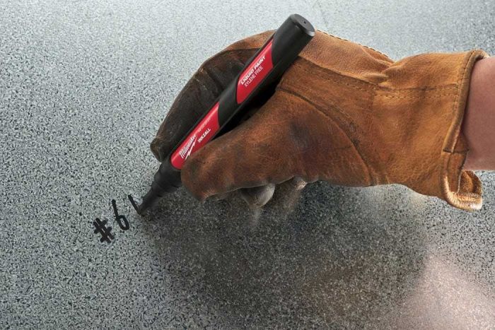 Маркер Milwaukee InkZAll  LP, водостійкий, уф-стійкі, чорний