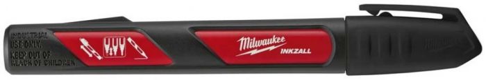 Маркер Milwaukee InkZAll  LP, водостійкий, уф-стійкі, чорний