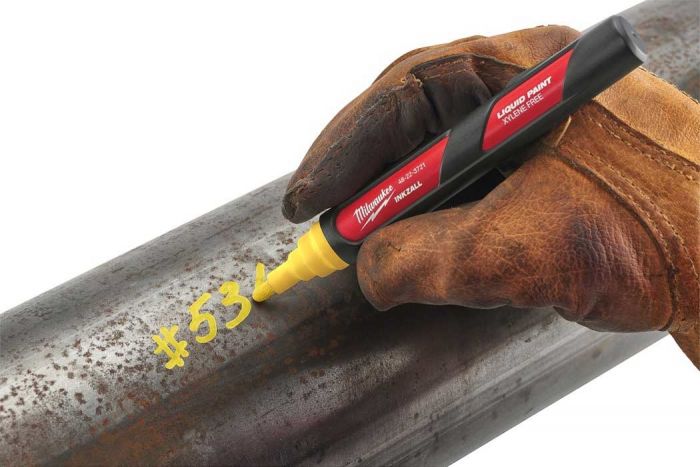 Маркер Milwaukee InkZAll  LP, водостійкий, уф-стійкі, жовтий