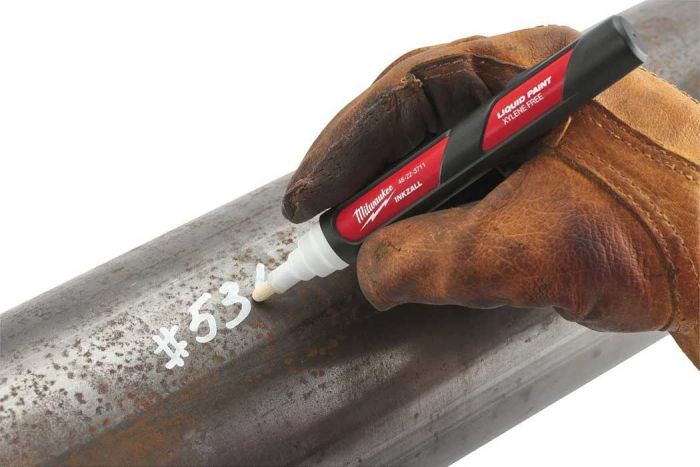 Маркер Milwaukee InkZAll  LP, водостійкий, уф-стійкі, білий