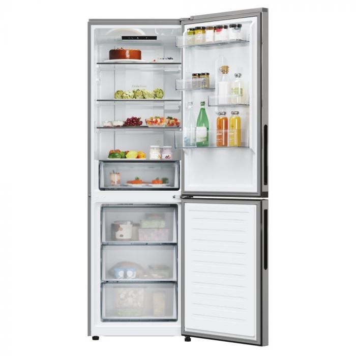 Холодильник Candy з нижн. мороз., 185x66.7х60, холод.відд.-235л, мороз.відд.-120л, 2дв., А++, NF, нерж