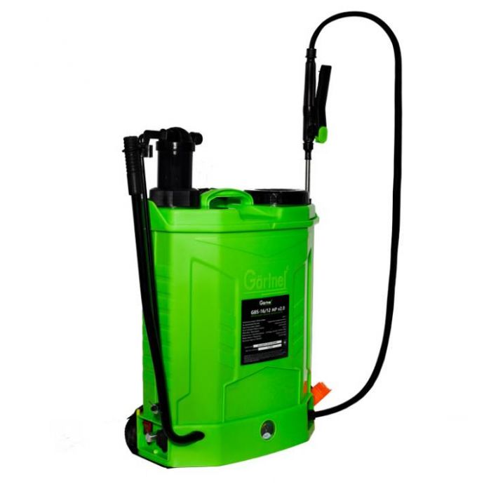 Обприскувач акумуляторний комбінований Gartner GBS-16/12 MP v2.0 16л 12В 5бар 2.6л·хв 6.1кг