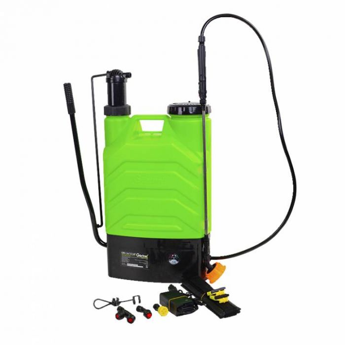 Обприскувач акумуляторний комбінований Gartner GBS-16/12 MP 16л 12В 5бар 2.6л·хв 6.1кг