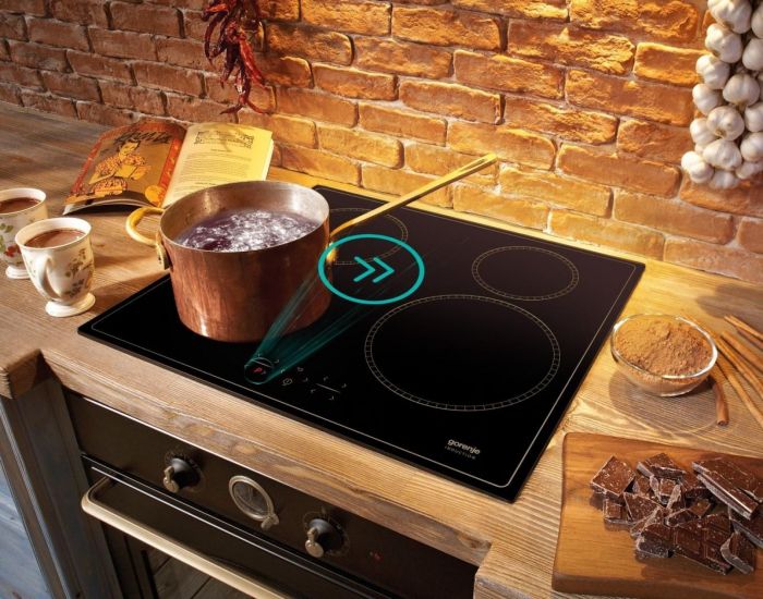 Варильна поверхня Gorenje індукційна, 60см, PowerBoost, TouchControl, StayWarm, блокування від дітей, чорний