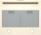 Витяжка Gorenje купольна, 60см, 650м3ч, бежевий