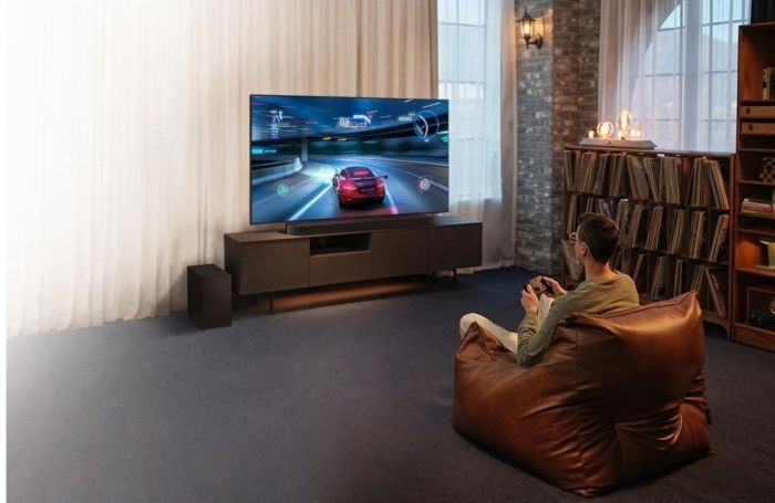 Саундбар Samsung HW-Q800D 360Вт, 5.1.2, BT, HDMI-eARC, Wi-Fi, саб, Dolby Atmos, чорний