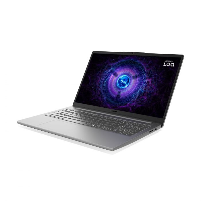 Ноутбук Lenovo LOQ-15IAX9E 15.6" FHD IPS AG, Intel i5-12450HX, 16GB, F512GB, NVD4050-6, DOS, сірий
