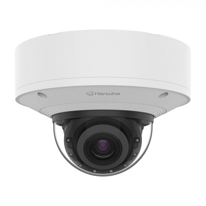 Камера IP Hanwha PNV-A6081R, 2MP, Dome, 4.38-9.33mm AVF, f/1.3-2.15, IR40m, DC 12V/PoE+, IP66/IP67/IP6K9K, IK10+, NEMA4X