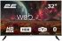 Телевізор 32" 2E LED HD 60Hz Smart WebOS Black