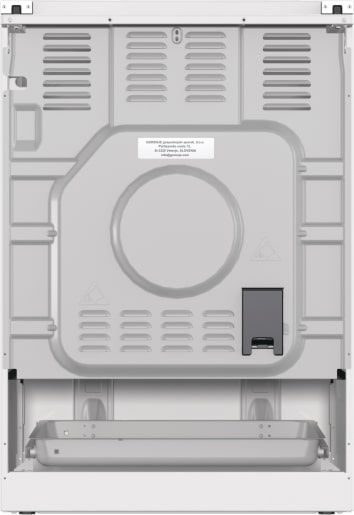 Плита Gorenje  газова, 72л, 60x60см, емальовані, з кришкою, білий