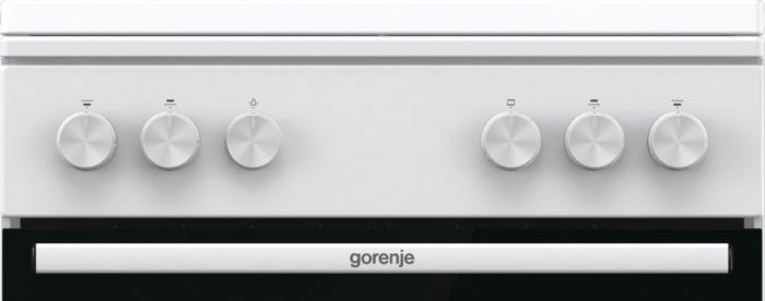 Плита Gorenje  газова, 72л, 60x60см, емальовані, з кришкою, білий