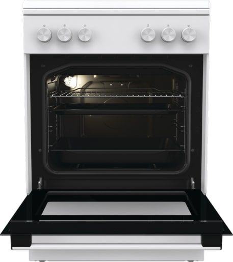 Плита Gorenje  газова, 72л, 60x60см, емальовані, з кришкою, білий