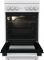 Плита Gorenje комбінована, 68л, 50x60см, емальовані реш, з кришкою, білий