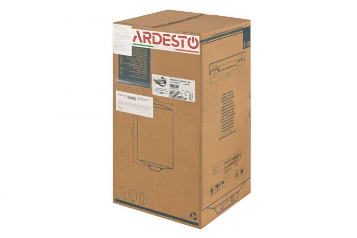 Водонагрівач електр. ARDESTO NEU NTS 100 V 1.5K EU2 круглий, 100л, 1,5кВт, мех. кер-ння, C, Італія, білий