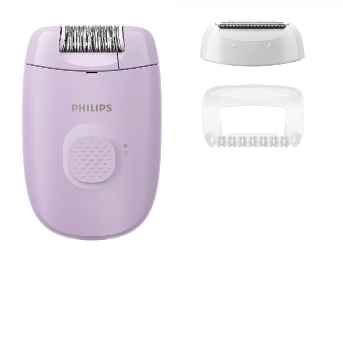 Епілятор Philips Series 2000 дисковий, від мережі, сух., насадок-2, фіолетовий