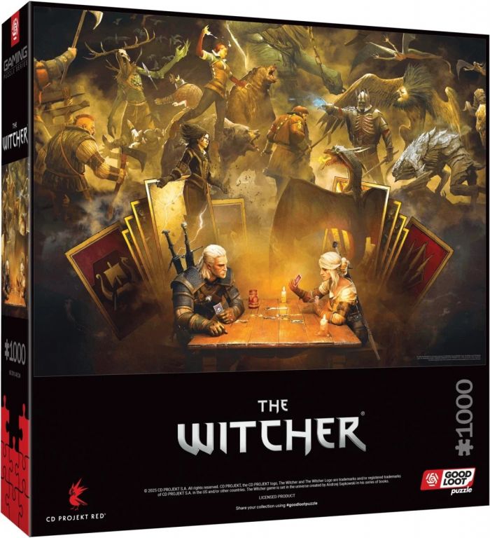 Пазл GoodLoot The Witcher Playing Gwent 1000 ел.