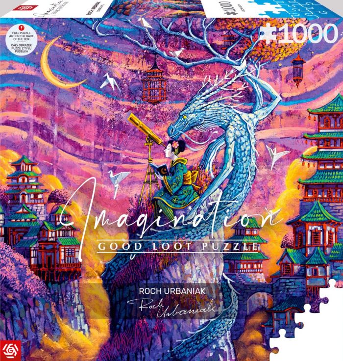 Пазл GoodLoot Imagination: Roch Urbaniak Sakura & Ryu 1000 ел.