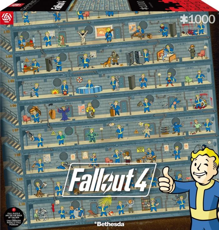 Пазл GoodLoot Fallout 4 Perk Poster Puzzles 1000 ел.