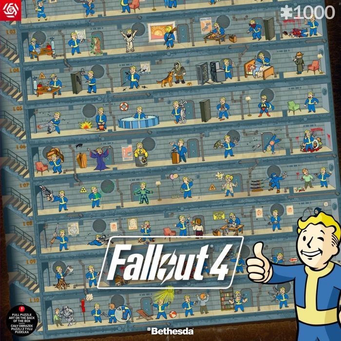 Пазл GoodLoot Fallout 4 Perk Poster Puzzles 1000 ел.