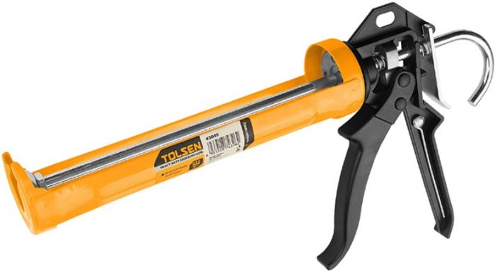 Пістолет для герметика Tolsen Профі, 300мл, корпус сталевий, робоча частина 225мм