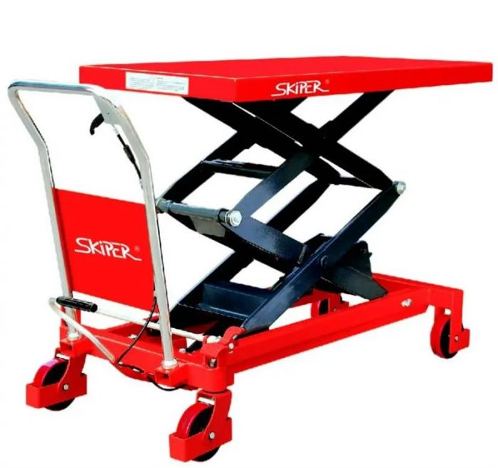 Стіл підйомний гідравлічний Skiper SKTS 800 Profi навантаження 800кг висота підйому 150см стіл 122х61х6см