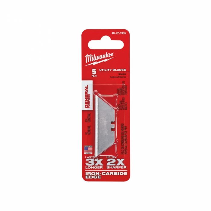 Лезо трапецієподібне Milwaukee, 19x62мм, 5шт