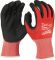 Рукавички робочі Milwaukee, нітрилове покриття, smartswipe, р.10, червоно чорні