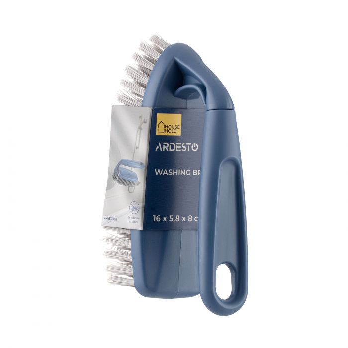 Щітка для миття Ardesto 16х5.8х8см, пластик, блакитний