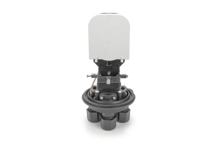 Муфта DIGITUS оптична, герметична, 4 кабельних вводи,  4 касети, до 48 зварок