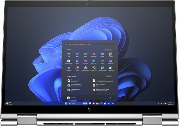 Ноутбук HP EliteBook x360 830-G11 13.3" WUXGA IPS Touch, Intel U5-125U, 16GB, F512GB, UMA, Win11P, сріблястий